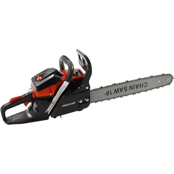 Gas Chainsaw 18 Inch Chain Saw, 58cc Handheld Gas Power Chainsaw, 2-Cycle Gasoline Cordless Chain Saws Petrol Guide Board Chain Saws for Farm, Ranch and Garden Tools 2.2KW