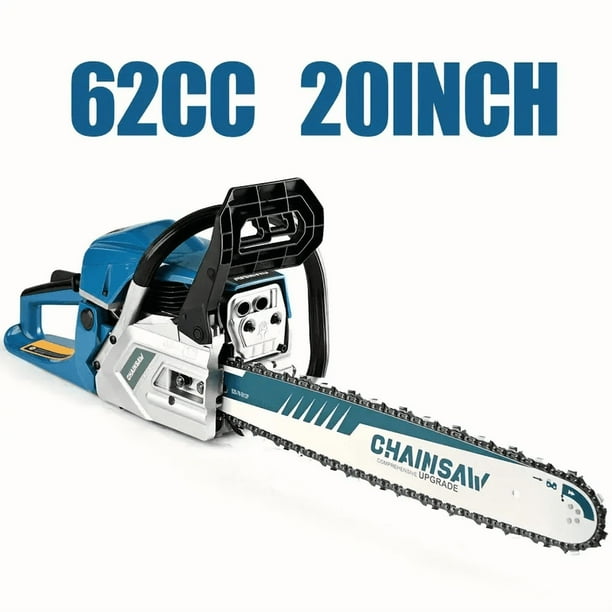 Gas Chainsaw 20-Inch 62CC 2-Stroke Gasoline Chainsaw, High-Power