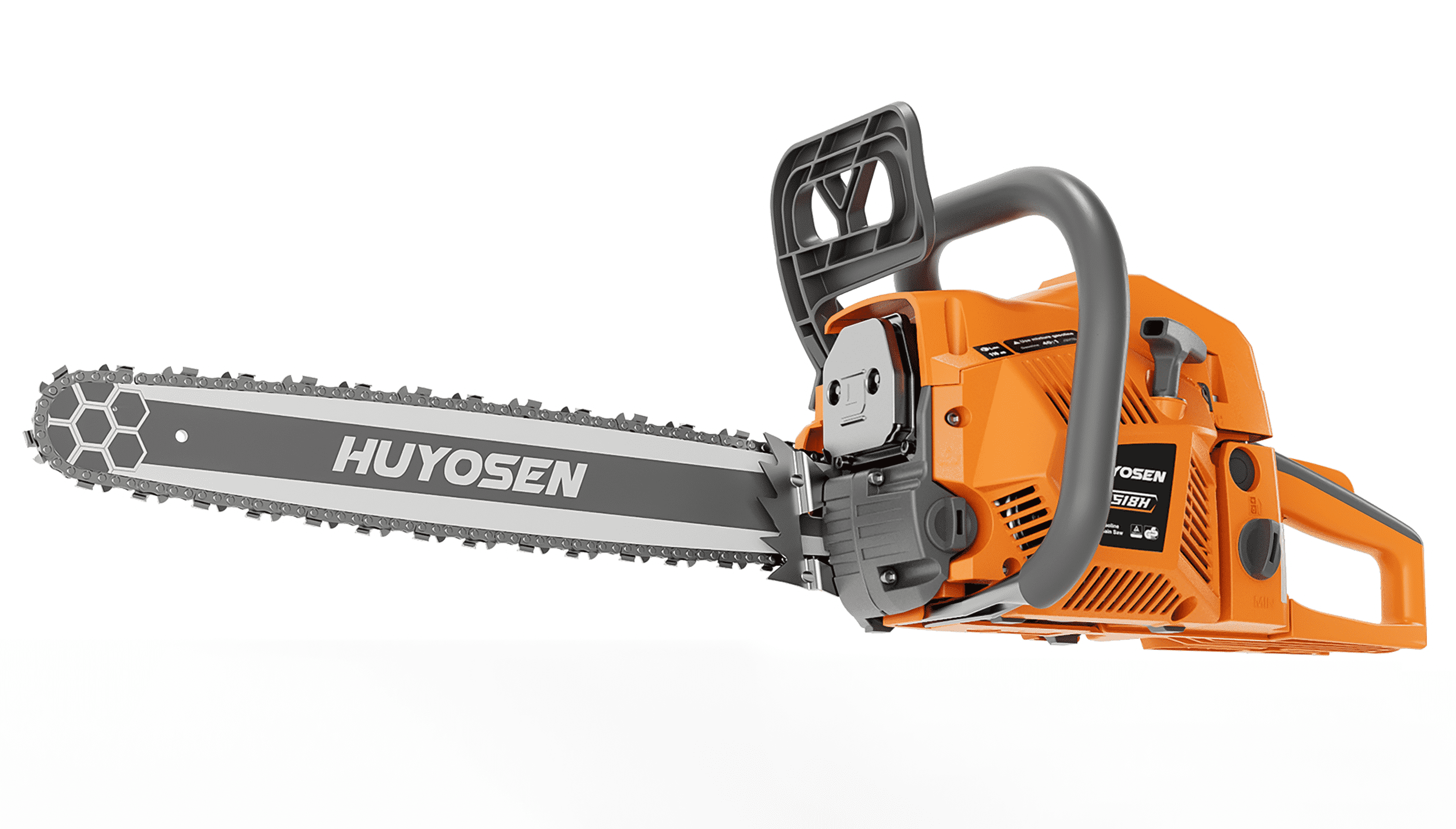 HUYOSEN Gas Chainsaw 20-inch 54.6CC 3HP 5518H 2-Cycle Petrol Powered Chain Saws for Trees and Wood Cutting