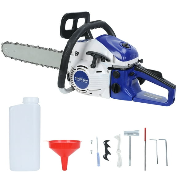Gas Chainsaw 20-inch-58CC-2-Cycle Petrol Powered Chain Saws for Trees and Wood Cutting AquaAurix