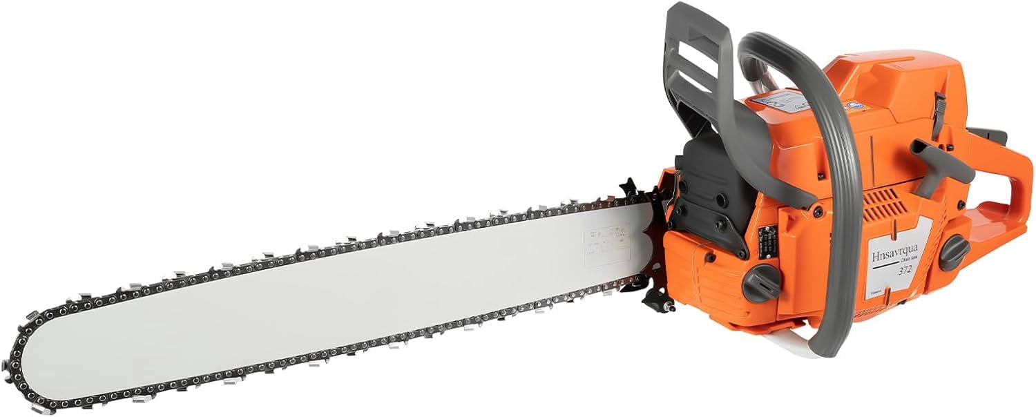 Gas Chainsaw 24 Inch Gasoline Chainsaw Cutting Wood Gas Sawing Crankcase Chain Saw 72cc Gas Power Chainsaw with Bar and Chain