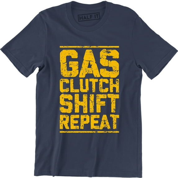Gas Clutch Shift Repeat JDM Stick Boost Turbo Drifting Car Racing Tee Shirt