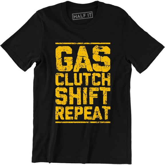Gas Clutch Shift Repeat JDM Stick Boost Turbo Drifting Car Racing Tee Shirt