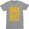 thumbnail image 1 of Gas Clutch Shift Repeat JDM Stick Boost Turbo Drifting Car Racing Tee Shirt, 1 of 4