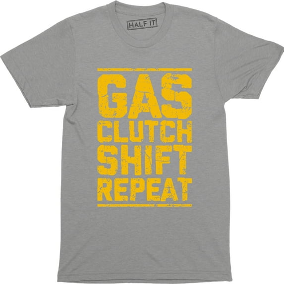 Gas Clutch Shift Repeat JDM Stick Boost Turbo Drifting Car Racing Tee Shirt