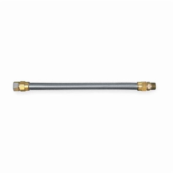 Gas Connector Coated 1 In. Od X 24 In. Fip X 3/4 In. Mip
