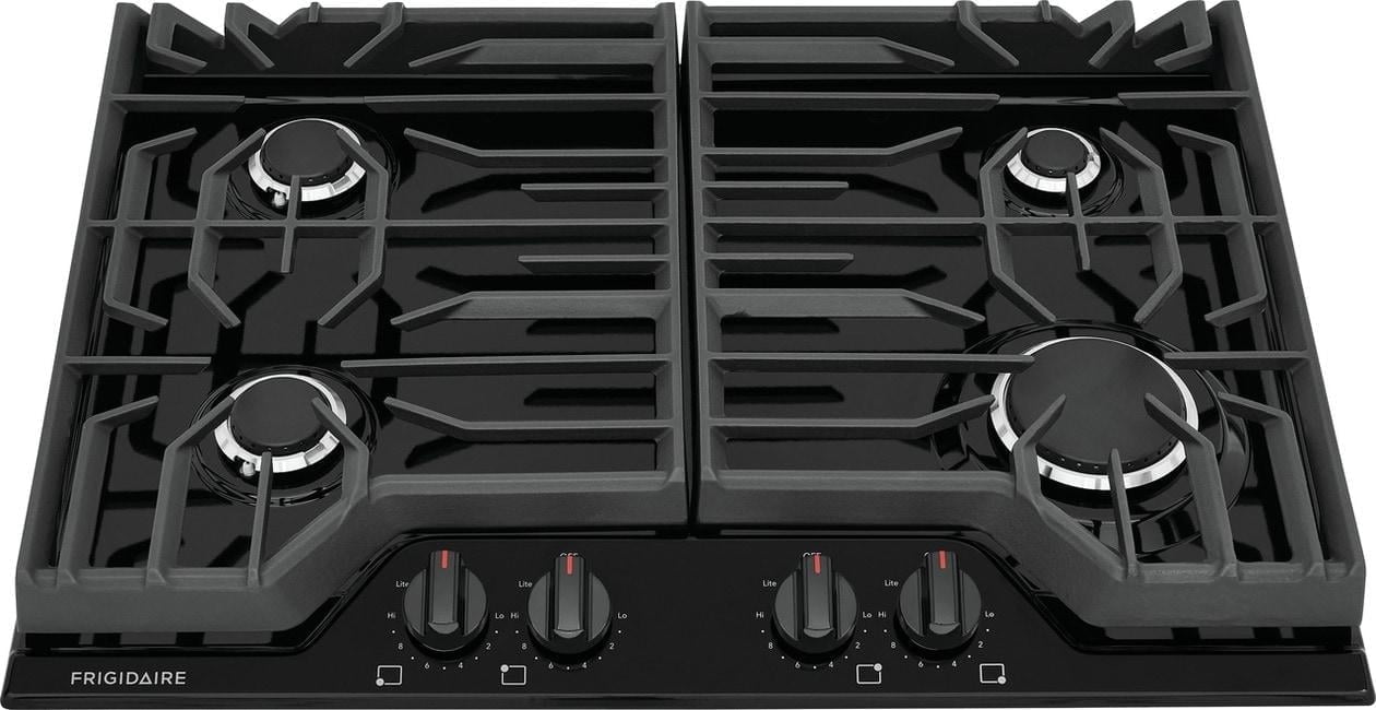 Frigidaire FCCG3027AB 30" Gas Cooktop, 4 Burners, Black