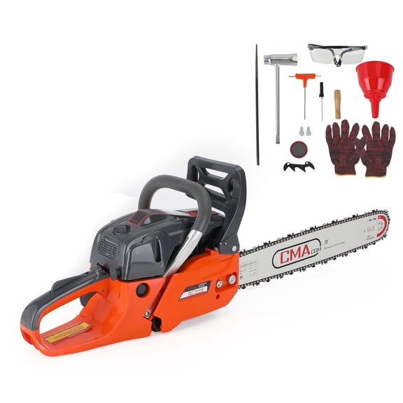 Gas Cordless Chainsaw 20 inch, 2-Cycle Gasoline Powered Chain Saw, 68CC Handheld Cordless Chainsaw, Automatic Chain Oiler, Garden Tool for Cutting Wood Trees