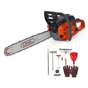 Gas Cordless Chainsaw 22 inch, 2-Cycle Gasoline Powered Chain Saw, 68CC Handheld Cordless Chainsaw, Automatic Chain Oiler, Garden Tool for Cutting Wood Trees