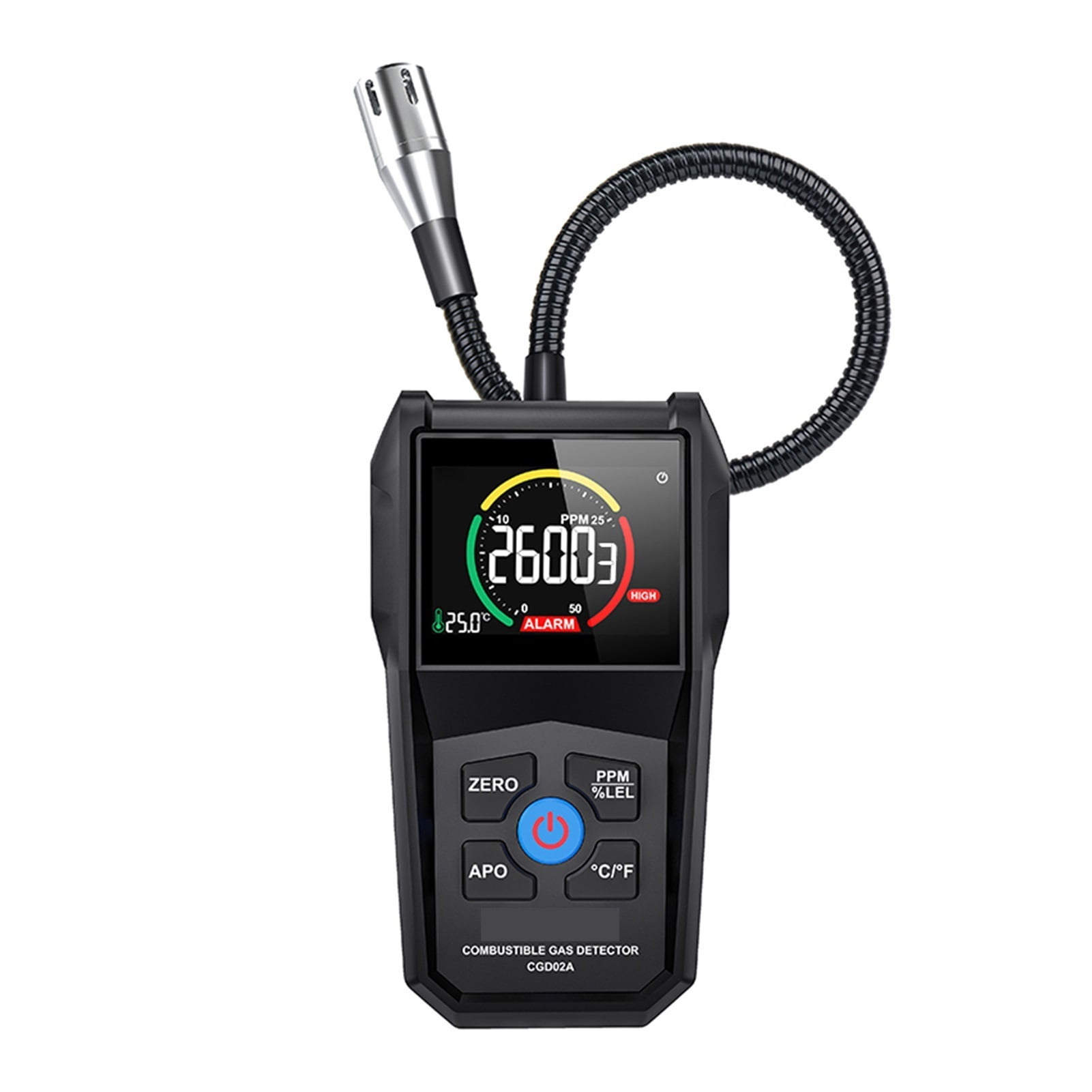 Gas Detector Refrigerant Leak Detector Automotive Combustible Gas Sensor LCD Gas Analyzer Air