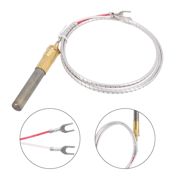 Gas Fireplace 24 Thermocouple 750  Millivolt Replacement Thermocouple YIWEI