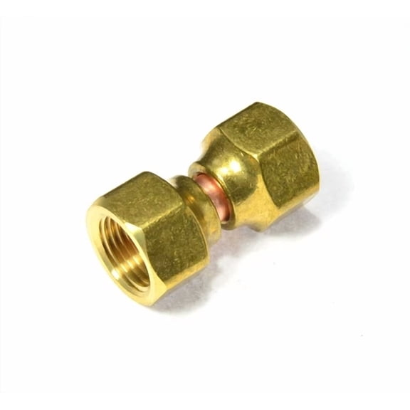 Gas Flare Swivel Female Coupling 3/8 Sae 45 Tube Union Nut Propane Natural Hvac