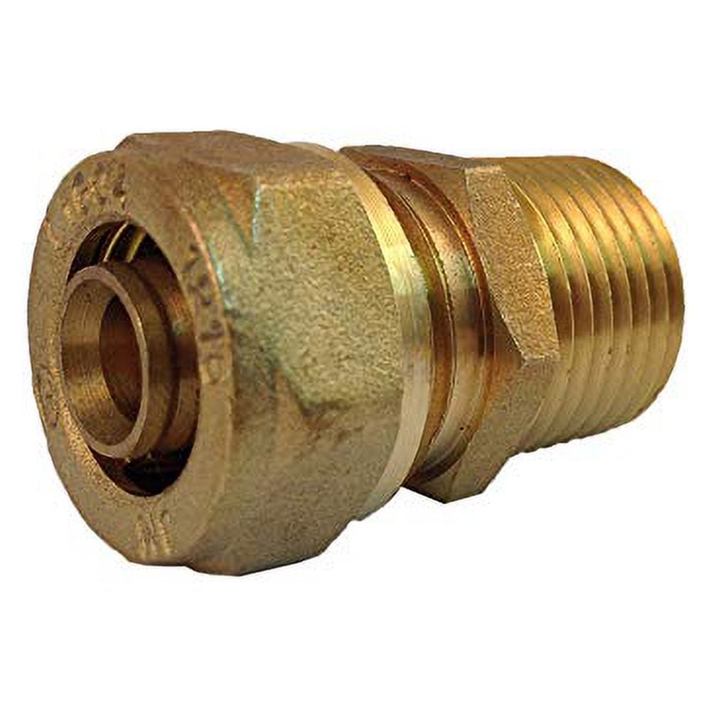 Gas Flex 1/2" Tubing Pipe KIT 33ft with 2 MALE Fittings Gasflex