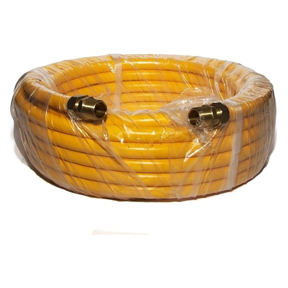 Gas Flex 1/2" Tubing Pipe KIT 33ft with 2 MALE Fittings
