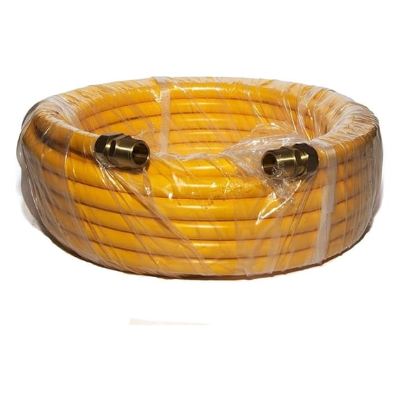 Gas Flex 1/2" Tubing Pipe KIT 33ft with 2 MALE Fittings