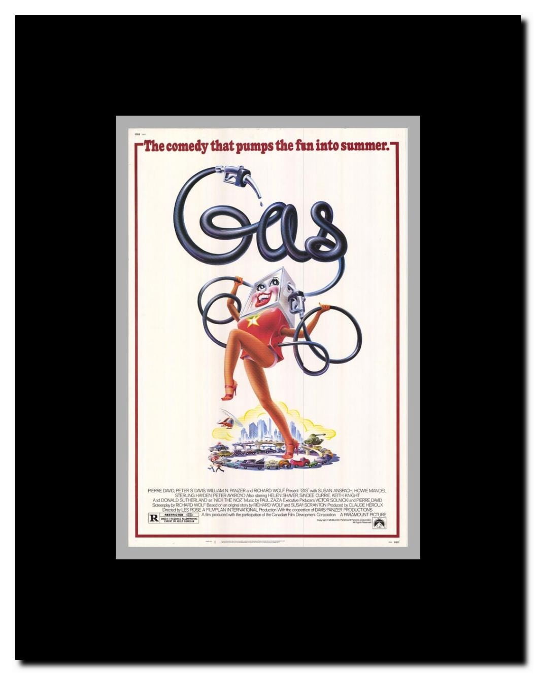 Gas Framed Movie Poster