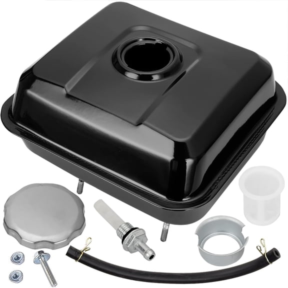 Gas Fuel Tank Kit Compatible with GX140 GX160 GX200 Hemi Predator 212cc 196cc 6.5HP Clone Engine Coleman CT200U BT200X KT196 Massimo Baja Warrior Heat MB200 Mini Bike Go Kart Replacement Parts