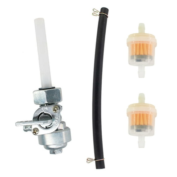 Gas Fuel Tank Petcock Shutoff Valve ON/OFF Switch For Honda Urban Express NU 50 1982 1983 Fuel Line Filter
