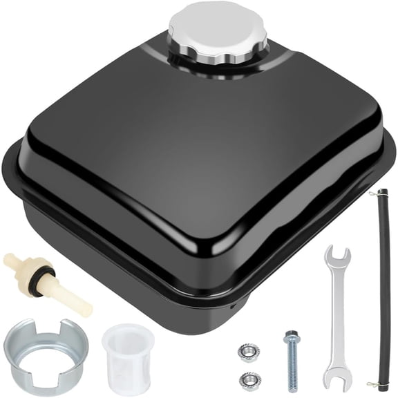 Gas Fuel Tank Replacement for Predator 212cc 224cc 196cc 200cc Coleman CT200U BT200x KT196 Baja Warrior Massimo MB200 Mini Bike GX160 GX200 Engine Hammerhead 80T Go Kart Parts 0.81 Gallons