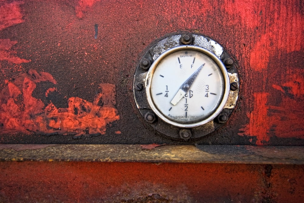 Gas Gauge Canvas Art - John Short Design Pics (34 x 22)