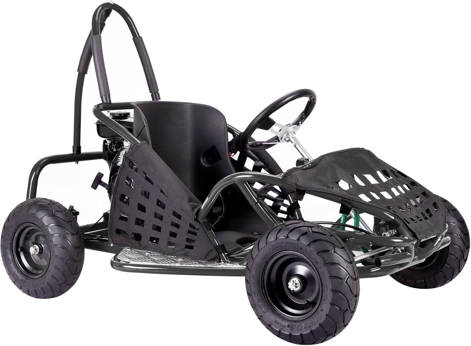 QEASET 79cc 1-Seater Gasoline Go-Kart, 4-Stroke 2.5HP, 13