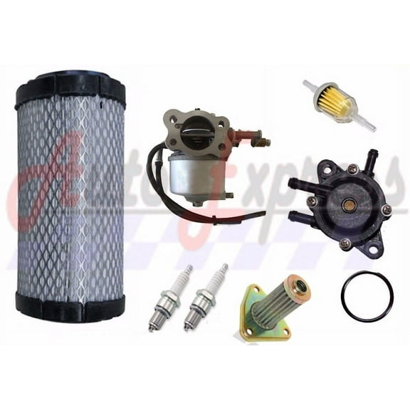 Gas Golf Cart Tune Up Kit 96-up EZGO TXT ST350 Carburetor Fuel Pump