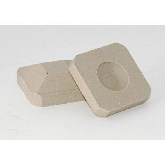 Gas Grill 28 Pieces White Ceramic Briquette Rock BQLYX