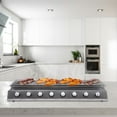 thumbnail image 1 of Gas Grill BBQ Gas Grills 8 Burner BBQ Grill Outdoor Party Cooker Stainless Steel Barbecue Grill Commercial Gas Grill Burners Cooker Smokeless for Camping Picnics, 1 of 11