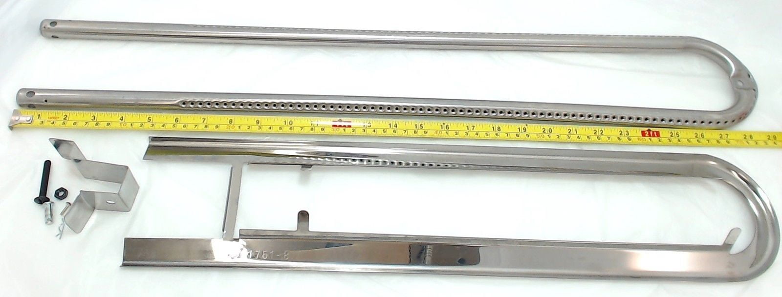Universal BBQ Stainless Steel Gas Grill Burner, Replacement Part for