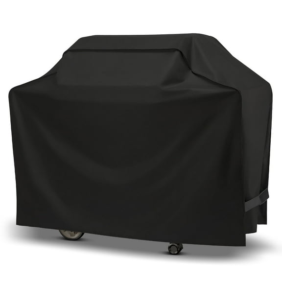 Gas Grill Cover 65 inch, Heavy Duty Waterproof BBQ Cover for Grills up to 63" Width, Fits Grills of DESIN DESIN Nexgrill and More, Black
