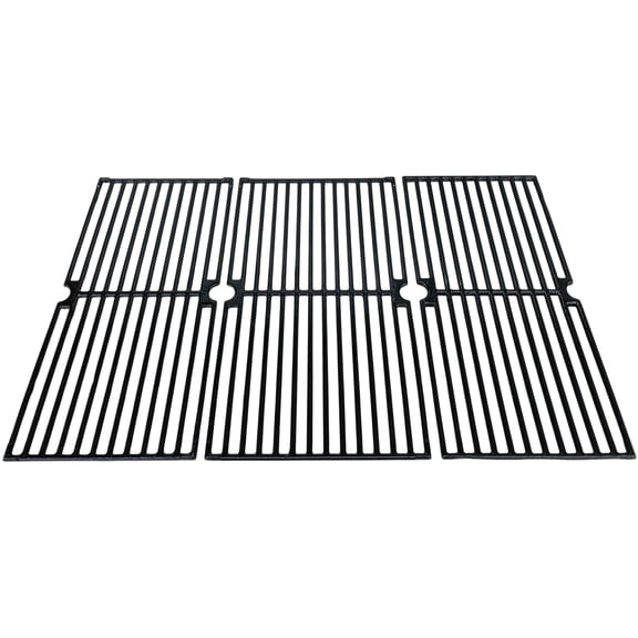 Gas Grill Porcelain Cast Iron Cooking Grid, 3 pcs, for Brinkmann & Others, 67233