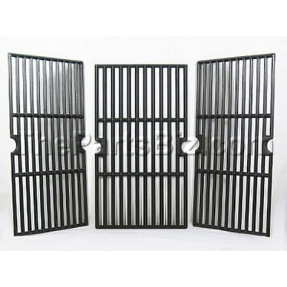 Gas Grill Porcelain Cast Iron Cooking Grid, 3 pcs, for Kenmore & Others, 68763