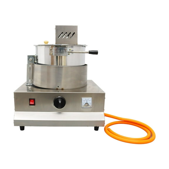 Gas Heating Automatic Stirring Popcorn Maker Stainless Steel Popcorn Maker