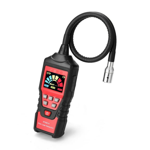 Gas Leak Detector Digital Gas Analyzer PPM Meter Flammable and Flammable Natural Tester Sound and Light Alarm HT601A HT601B 9999 PPM