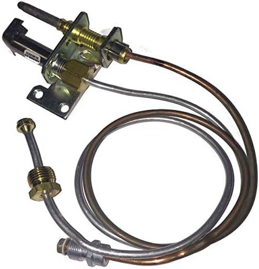 Gas Log Safety Tube And Thermocouple Assembly For Propane (LP) Gas 18" Vented