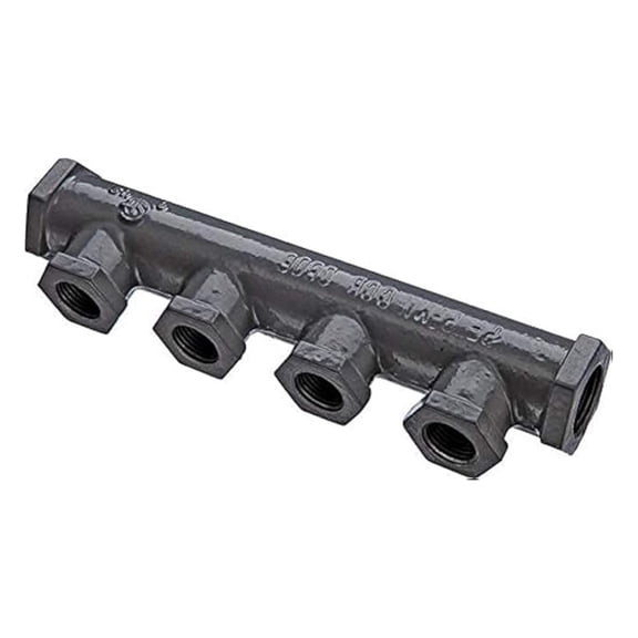 Gas Manifold 3/4x1/2x3/4 - 4 Port Parallel Distribution - CSST Compatible - For Gas Line Applications - PFMN-CBC