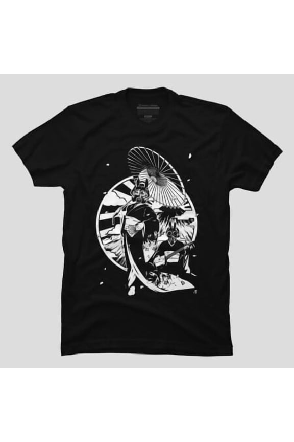 Gas Mask Geisha Vaporwave Aesthetic Anime, H28646 Unisex T-Shirt, Up to 5XL Available