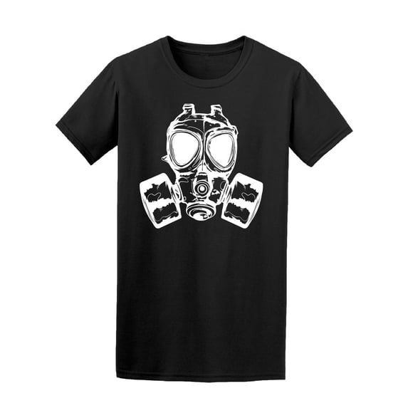 Gas Mask On Tee. Men's -Image by Shutterstock