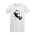 thumbnail image 1 of Gas Mask Silhouette T-Shirt Men -Image by Shutterstock, Male Small, 1 of 4