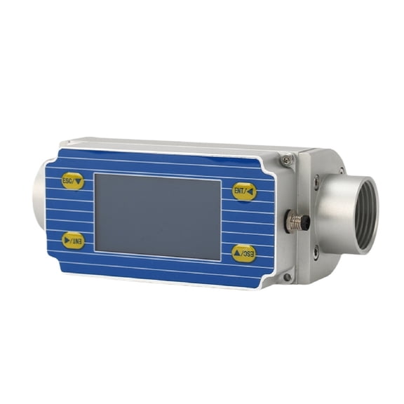 Gas Mass Flow Meter Compact Digital Inline Thermal Flow Sensor For Oxyn Hydron Helium Argon Methane Propane Industrial Use ,Accurate Measurements