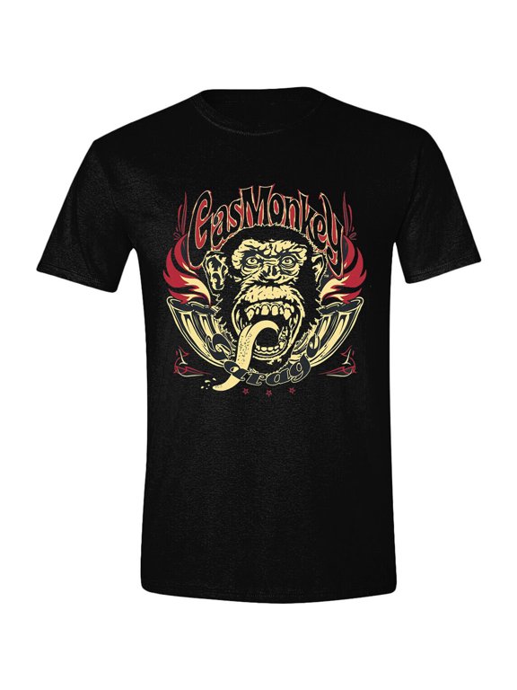 Gas Monkey Garage Flamed Exhaust Official Merchandise T-Shirt M/L/XL/2XL Neu - Good Gift