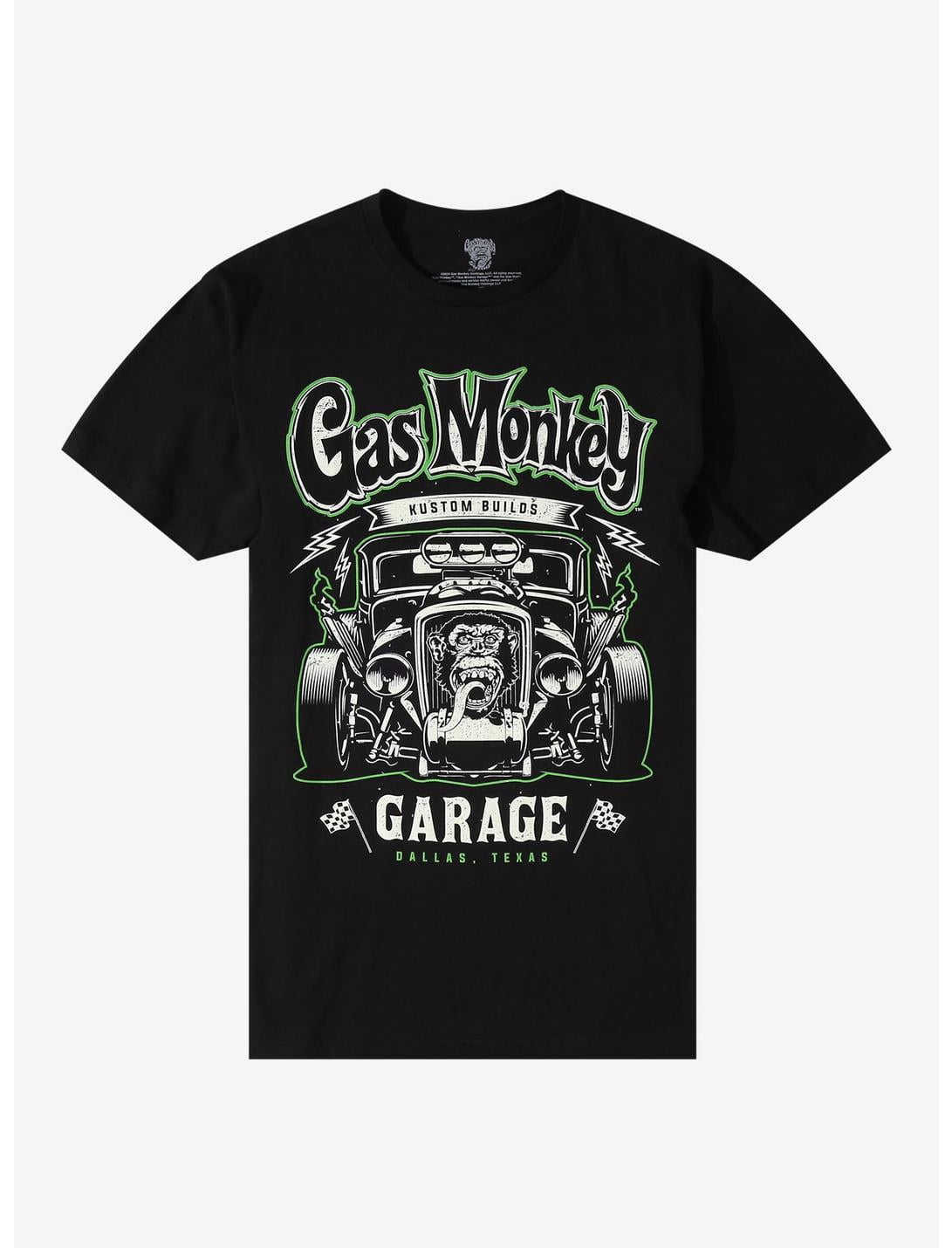 Gas Ronda Merchandise Gas Monkey Garage Hot Rod T-Shirt - Walmart.com