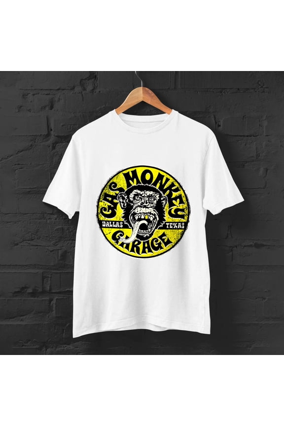 Gas Monkey Garage Logo Men's Black T-Shirt -NWT-TH3084