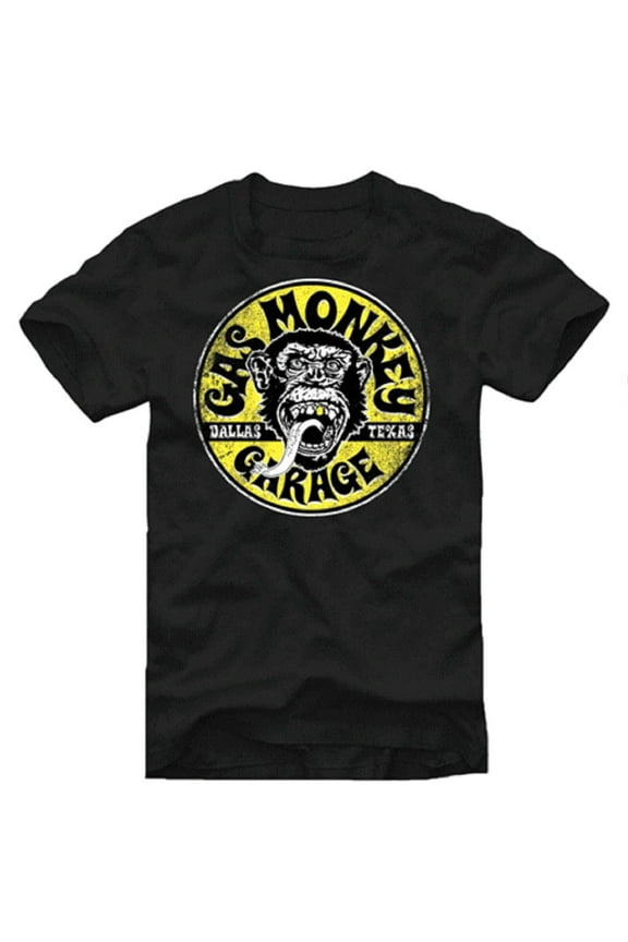 Gas Monkey Garage Logo Men's Black T-Shirt -NWT