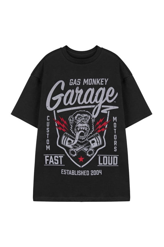 Fast & Loud Mens Black Short Sleeved T-Shirt | XXL | Made by Vanilla Underground