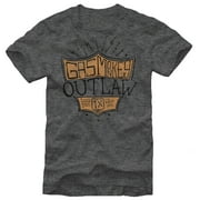 Gas Monkey Garage Outlaw Men's Heathered Gray T-Shirt (Small)