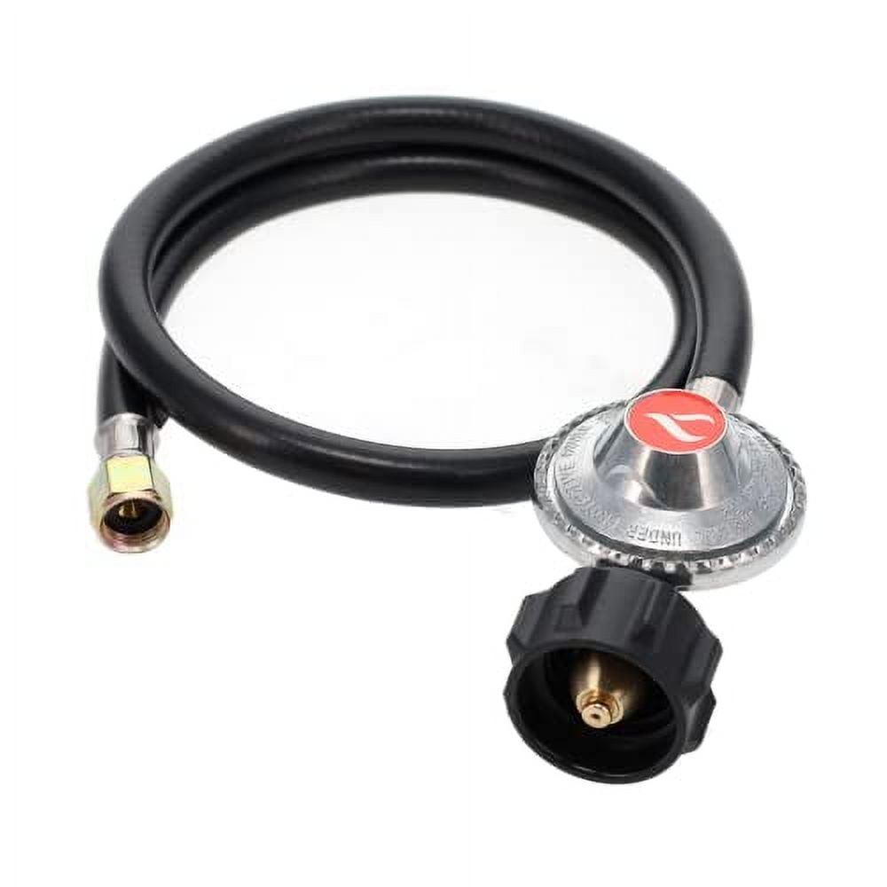 Gas One 2106 3 ft Regulator Fire Pit Grill Heater Propane Hose, 3 feet ...