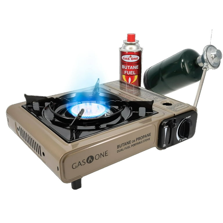 Free Shipping! GasOne Portable Dual Fuel Gas Stove for Outdoor