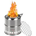 Gas One Camping Stove Wood Stove Stainless Steel Portable Stove with
