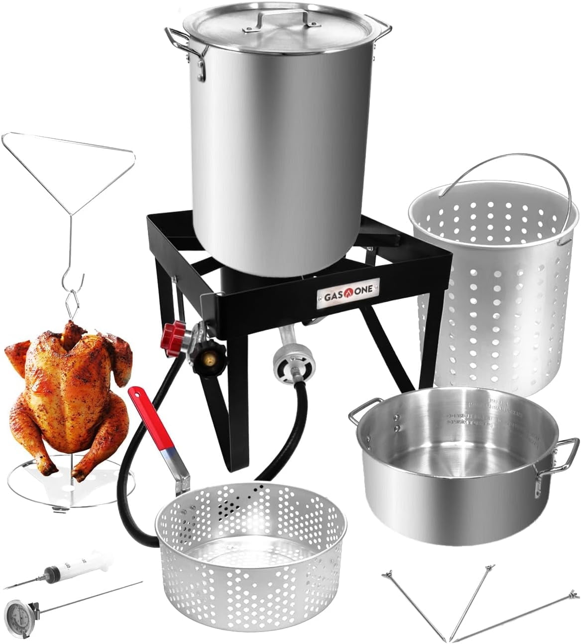 Gas One Turkey Fryer Propane Burner Complete Kit Turkey Fry & Boil